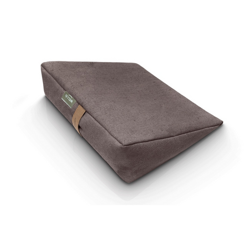 Wedge-shaped Seat Cushion RAW LINEN - Brown Linen