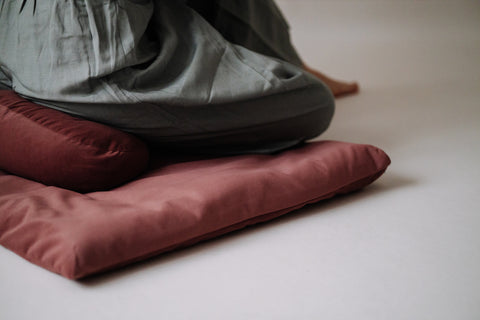 Meditation mat 2 in 1 - Blushy Pink - Be Classic